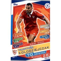 Timothée Kolodziejczak Away Goal SEV7 Match Attax Champions 2016-17