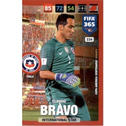 Claudio Bravo Chile 334 FIFA 365 Adrenalyn XL 2017
