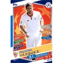 Franco Vázquez Sevilla SEV9 Match Attax Champions 2016-17