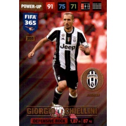 Giorgio Chiellini Defensive Rock Juventus 355 FIFA 365 Adrenalyn XL 2017