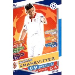 Matias Kranevitter Sevilla SEV11 Match Attax Champions 2016-17