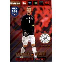 Manuel Neuer Defensive Rock Germany 357 FIFA 365 Adrenalyn XL 2017