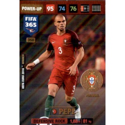 Pepe Defensive Rock Portugal 358 FIFA 365 Adrenalyn XL 2017