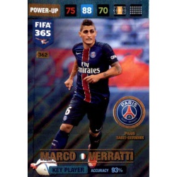 Marco Verratti Key Player Paris Saint-Germain 362 FIFA 365 Adrenalyn XL 2017