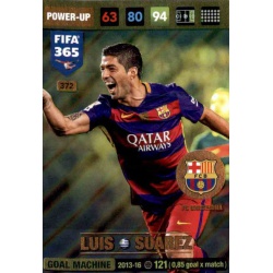 Luis Suarez Goal Machine Barcelona 372 FIFA 365 Adrenalyn XL 2017