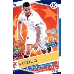 Vitolo Sevilla SEV13 Match Attax Champions 2016-17