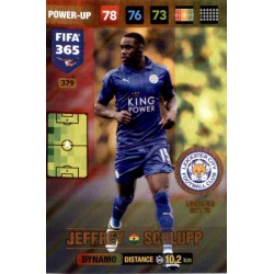 Jeffrey Schlupp Dynamo Leicester City 379 FIFA 365 Adrenalyn XL 2017