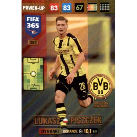Lukasz Piszczek Dynamo Borussia Dortmund 384 FIFA 365 Adrenalyn XL 2017