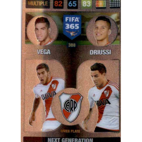Vega - Driussi Next Generation River Plate 388 FIFA 365 Adrenalyn XL 2017