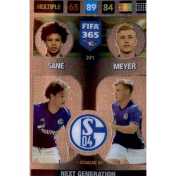 Sane - Meyer Next Generation FC Schalke 04 391 FIFA 365 Adrenalyn XL 2017
