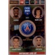 Aurier - David Luiz - Thiago Silva - Kurzawa Defensive Line-Up Paris Saint-Germain 397 FIFA 365 Adrenalyn XL 2017