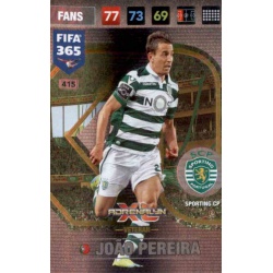 Joao Pereira Veteran Sporting Portugal 415 FIFA 365 Adrenalyn XL 2017