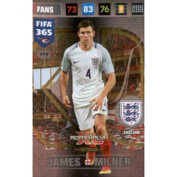 James Milner Veteran England 419 FIFA 365 Adrenalyn XL 2017