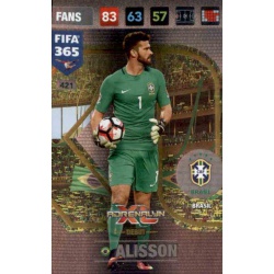 Alisson Debut Brazil 421 FIFA 365 Adrenalyn XL 2017
