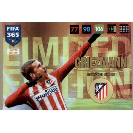 Antoine Griezmann Limited Edition Atlético Madrid FIFA 365 Adrenalyn XL 2017