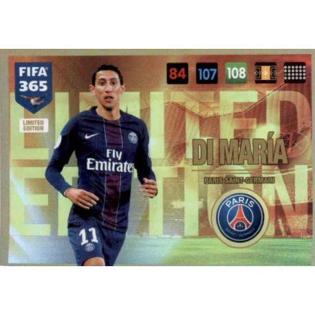 Ángel Di María Limited Edition Paris Saint Germain FIFA 365 Adrenalyn XL 2017