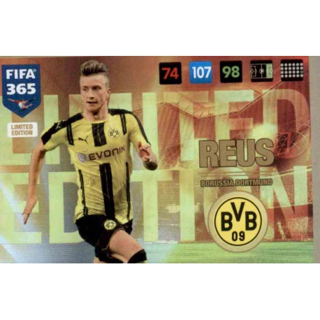 Marco Reus Limited Edition Borussia Dortmund FIFA 365 Adrenalyn XL 2017