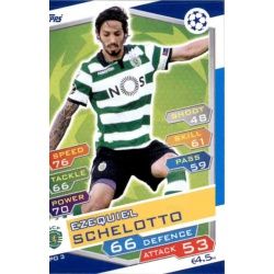 Ezequiel Schelotto Sporting Portugal SPO3 Match Attax Champions 2016-17