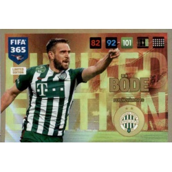 Dániel Böde Limited Edition Ferencvárosi TC FIFA 365 Adrenalyn XL 2017