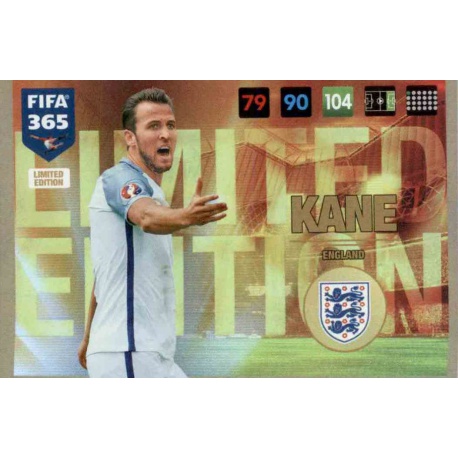 Harry Kane Limited Edition England FIFA 365 Adrenalyn XL 2017
