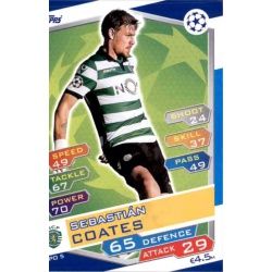 Sebastián Coates Sporting Portugal SPO5 Match Attax Champions 2016-17