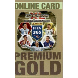 Online Card Limited Edition Premium Gold FIFA 365 Adrenalyn XL 2017
