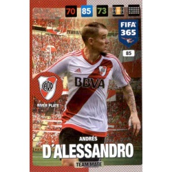 Andrés D'Alessandro River Plate 85 FIFA 365 Adrenalyn XL 2017 Nordic Edition