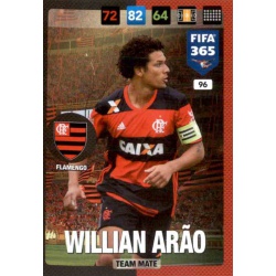 Willian Arão Flamengo 96 FIFA 365 Adrenalyn XL 2017 Nordic Edition