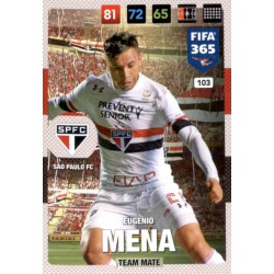 Eugenio Mena São Paulo FC 103 FIFA 365 Adrenalyn XL 2017 Nordic Edition