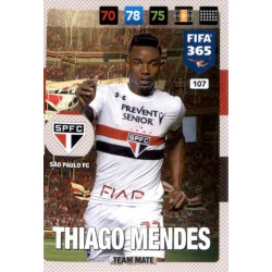 Thiago Mendes São Paulo FC 107 FIFA 365 Adrenalyn XL 2017 Nordic Edition