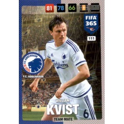 William Kvist F.C. København 111 FIFA 365 Adrenalyn XL 2017 Nordic Edition