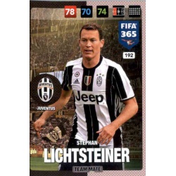 Stephan Lichtsteiner Juventus 192 FIFA 365 Adrenalyn XL 2017 Nordic Edition