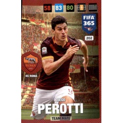 Diego Perotti AS Roma 202 FIFA 365 Adrenalyn XL 2017 Nordic Edition
