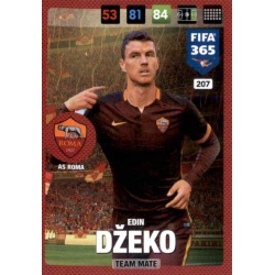 Edin Džeko AS Roma 207 FIFA 365 Adrenalyn XL 2017 Nordic Edition