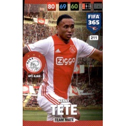 Kenny Tete AFC Ajax 211 FIFA 365 Adrenalyn XL 2017 Nordic Edition