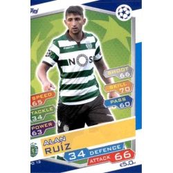 Alan Ruíz Sporting Portugal SPO12 Match Attax Champions 2016-17