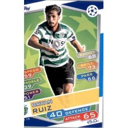 Bryan Ruiz Sporting Portugal SPO14 Match Attax Champions 2016-17