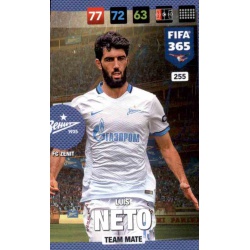 Luis Neto FC Zenit 255 FIFA 365 Adrenalyn XL 2017 Nordic Edition