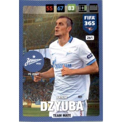 Arten Dzyuba FC Zenit 261 FIFA 365 Adrenalyn XL 2017 Nordic Edition