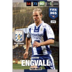 Gustav Engvall I.F.K. Göteborg 270 FIFA 365 Adrenalyn XL 2017 Nordic Edition