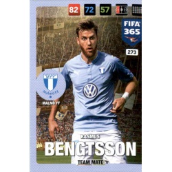 Rasmus Bengtsson Malmö FF 273 FIFA 365 Adrenalyn XL 2017 Nordic Edition