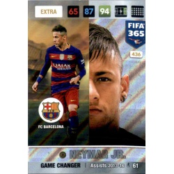 Neymar Jr. Game Changer FC Barcelona 436 FIFA 365 Adrenalyn XL 2017 Nordic Edition