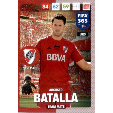 Augusto Batalla River Plate UE5 FIFA 365 Adrenalyn XL 2017 Update Edition