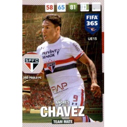 Andrés Chávez São Paulo UE15 FIFA 365 Adrenalyn XL 2017 Update Edition