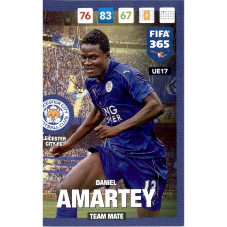 Daniel Amartey Leicester City UE17 FIFA 365 Adrenalyn XL 2017 Update Edition