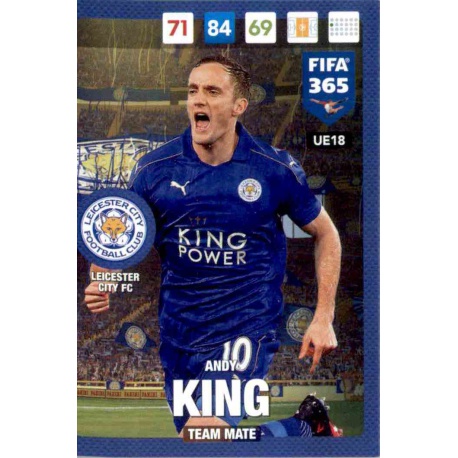 Andy King Leicester City UE18 FIFA 365 Adrenalyn XL 2017 Update Edition