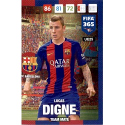 Lucas Digne Barcelona UE25 FIFA 365 Adrenalyn XL 2017 Update Edition