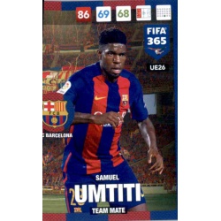 Samuel Umtiti Barcelona UE26 FIFA 365 Adrenalyn XL 2017 Update Edition