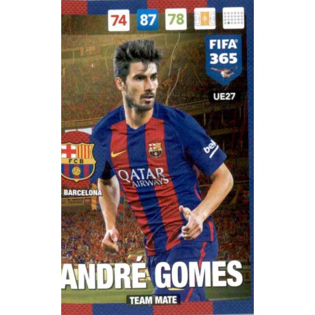 André Gomes Barcelona UE27 FIFA 365 Adrenalyn XL 2017 Update Edition