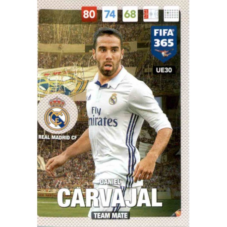 Daniel Carvajal Real Madrid UE30 FIFA 365 Adrenalyn XL 2017 Update Edition